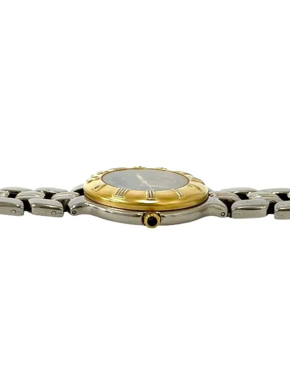 Fendi Vintage Stainless Quartz Watch Wrist Silver Gold